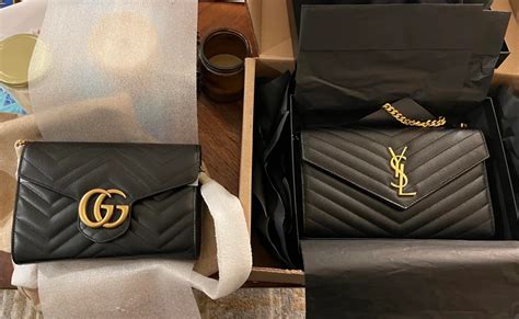 ysl vs gucci|gucci marmont ysl.